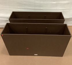 Open Box: Hevea Long Box Outdoor Planter (39"W x 20"H) - Espresso