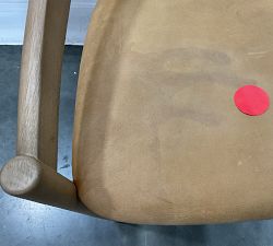Open Box: Laguna Leather Counter Stool (24") - Keystone Sandstone, Seadrift