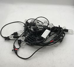 Open Box: Outdoor LED String Lights (48") - Black