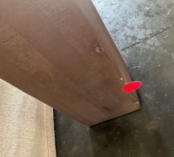 Open Box: Rockport Console Desk (80") - Cocoa Brown