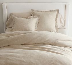 Open Box: Belgian Flax Linen Duvet Cover, Full/Queen - Cypress