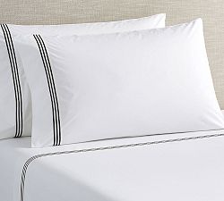Open Box: Grand Organic Percale Sheet Set, Queen - Black
