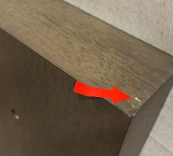 Open Box: Brighton Floating Wood Shelf (48"W x 8"D) - Gray Wash