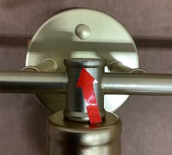 Open Box: Collem Quadruple Sconce (38") - Brass, Clear
