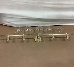 Open Box: Collem Quadruple Sconce (38") - Brass, Clear