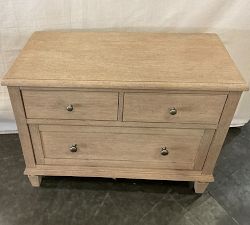 Open Box: Sausalito 3-Drawer Nightstand without Glass Top (34") - Seadrift