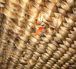 Open Box: Beachcomber Handwoven Oversized Rectangular Basket (29"Sq) - Natural