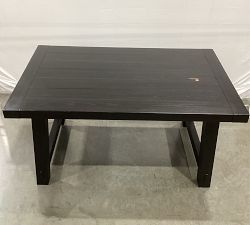 Open Box: Benchwright Extending Dining Table (60"-84"W) - Blackened Oak