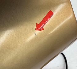 Open Box: Sherman Metal Reading Floor Lamp (41") - Vintage Brass
