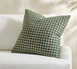 Brushed Houndstooth Pillow Cover