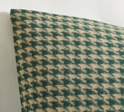 Brushed Houndstooth Pillow Cover