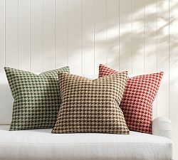 Brushed Houndstooth Pillow Cover