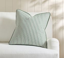 Mori Ticking Striped Pillow Cover