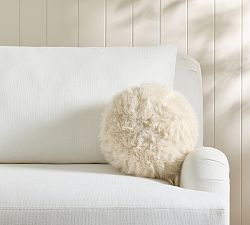 Sparkle Faux Fur Shaped Sphere Pillow