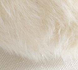 Sparkle Faux Fur Shaped Sphere Pillow