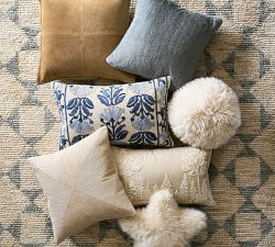 Sparkle Faux Fur Shaped Sphere Pillow