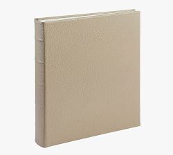 Leather Bound Clear Pocket Photo Albums