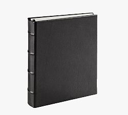 Leather Bound Clear Pocket Photo Albums