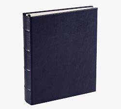 Leather Bound Clear Pocket Photo Albums