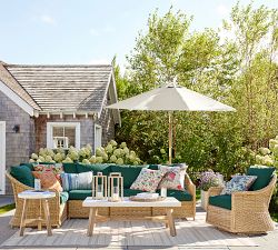 Westport Wicker Swivel Outdoor Lounge Chair