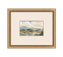 Open Box: Summer Plein Air Framed Print 1 (11" x 9") - Gold Frame