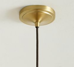Flared Woven Cord Pendant (18")