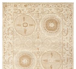Alanya Suzani Hand-Knotted Wool Rug