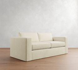 Carmel Wide Arm Slipcovered Sleeper Sofa (79"-86")