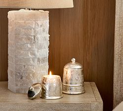 Etched Bell Candle - Balsam Fir Vetiver 