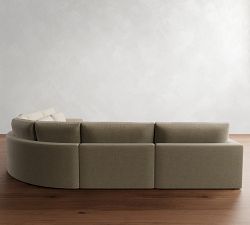 Westwood Square Arm Deep Seat 5-Piece Curved Wedge Sectional (151")
