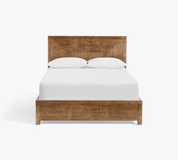 Reclaimed Parquet Bed