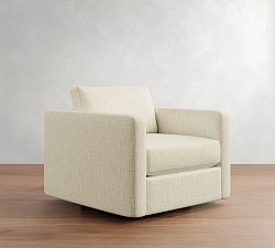 Carmel Slim Arm Swivel Chair