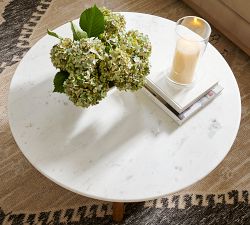 Cayman Round Marble Coffee Table (40")