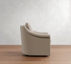 Ayden Roll Arm Swivel Glider