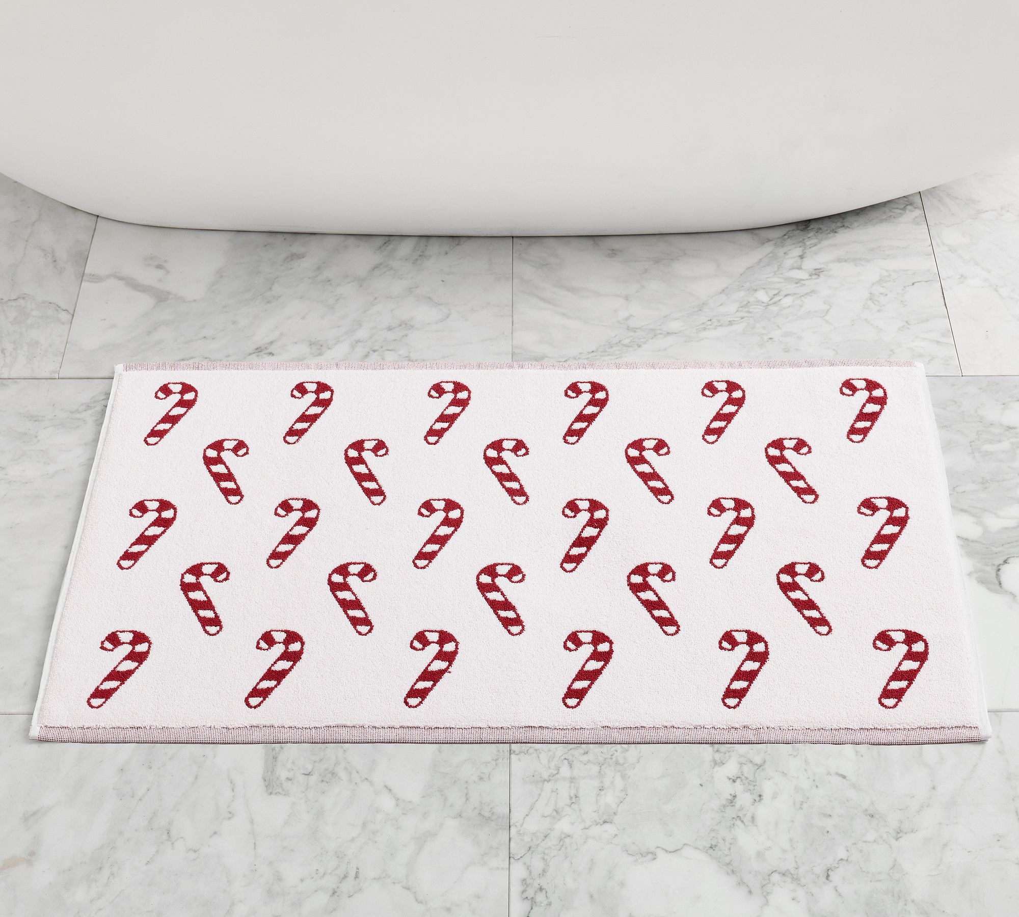 Candy Cane Bath Mat by Pottery Barn