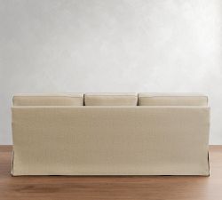 Buchanan Square Arm Slipcovered Sofa (62"&ndash;90")