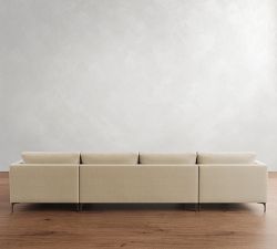 Jake Double Chaise Sectional (143"&ndash;163")