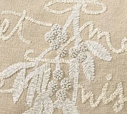Meet Me Under the Mistletoe Lumbar Pillow Cover