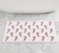Candy Cane Bath Mat