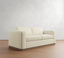 Carmel Wide Arm Wood Base Sleeper Sofa (86")