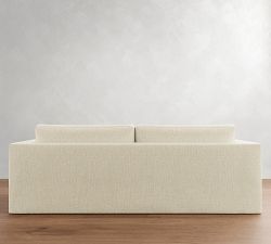 Carmel Wide Arm Slipcovered Sofa (62"&ndash;122")