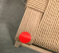 Open Box: Fenton Woven Counter Stool (25") - Seadrift