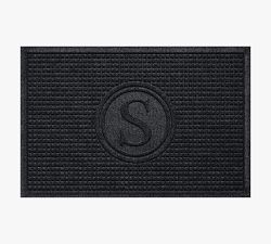 WaterHog Squares Monogram Doormat