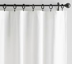 Open Box: Broadway Light Filtering Curtain, Set of 2 (100"W x 96"L) - White