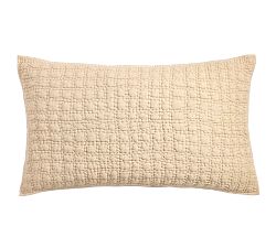 Open Box: Linen Garment Wash Quilted Sham, King - Flax
