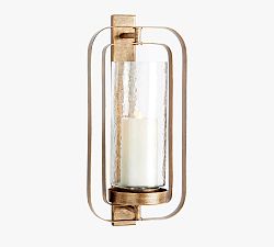 Mollie Hammered Glass Sconce