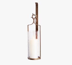 Marika Hammered Glass Sconce