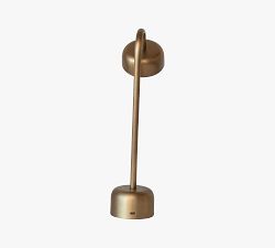Antique Brass LED Touch Sensor Portable Table Lamp