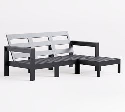 Malibu Metal 4-Piece Outdoor Sectional (77")