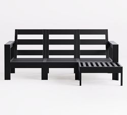 Malibu Metal 4-Piece Outdoor Sectional (77")